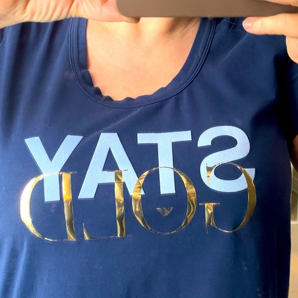 Emporio Armani Stay Gold top size 38 (IT) - Picture 2 of 6